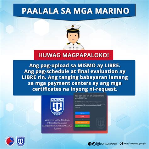 PAALALA SA MGA MARINO: .
